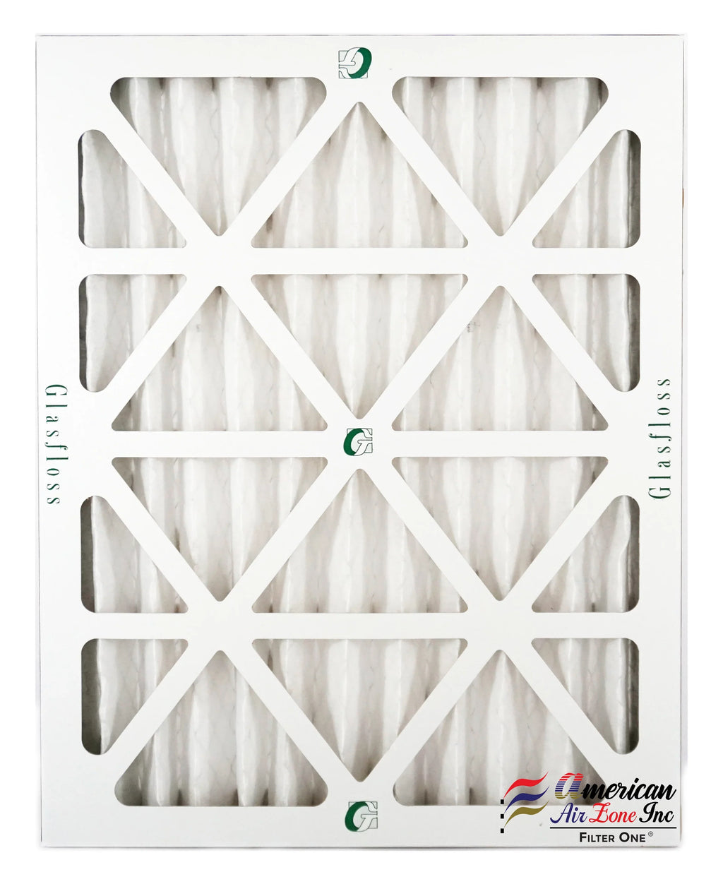 Glasfloss Air Filter 12x16x2 - 2" MERV 10 - (Pack of 12) - Pleated AC or HVAC Air Filter - Furnace Air Filter - Home or Office - Made In The USA.