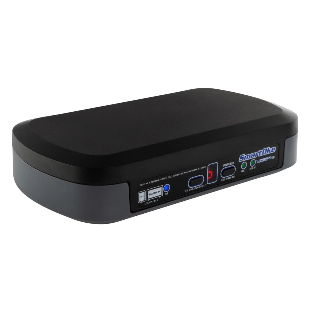 DSP Karaoke Mixer with Two Wireless Microphones for SmartTVs and Tablets