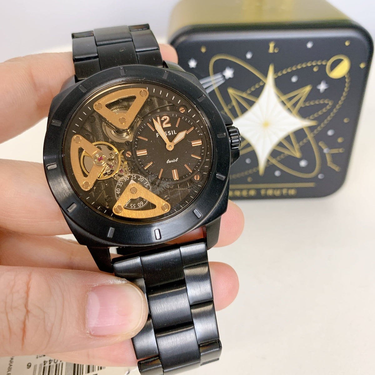 Fossil BQ2788 Privateer Twist Black Stainless Steel Watch