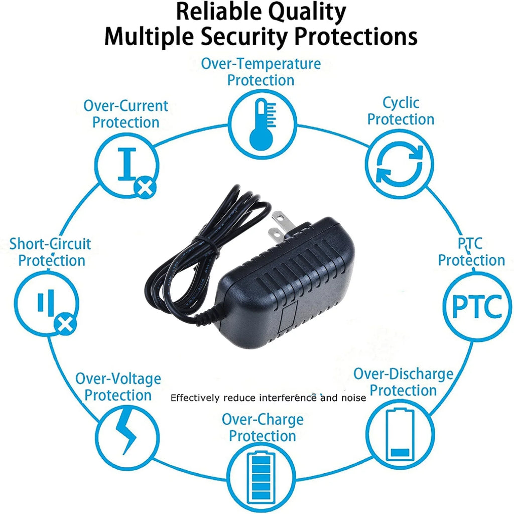 K-MAINS 6V AC/DC Adapter Replacement for Precor 842 842ies C842 R C842i C846i C846 Elliptical Recumbent Bike Version 1 6VDC 6 Volt DC6V Output Power Supply Cord (NOT 12V output.)