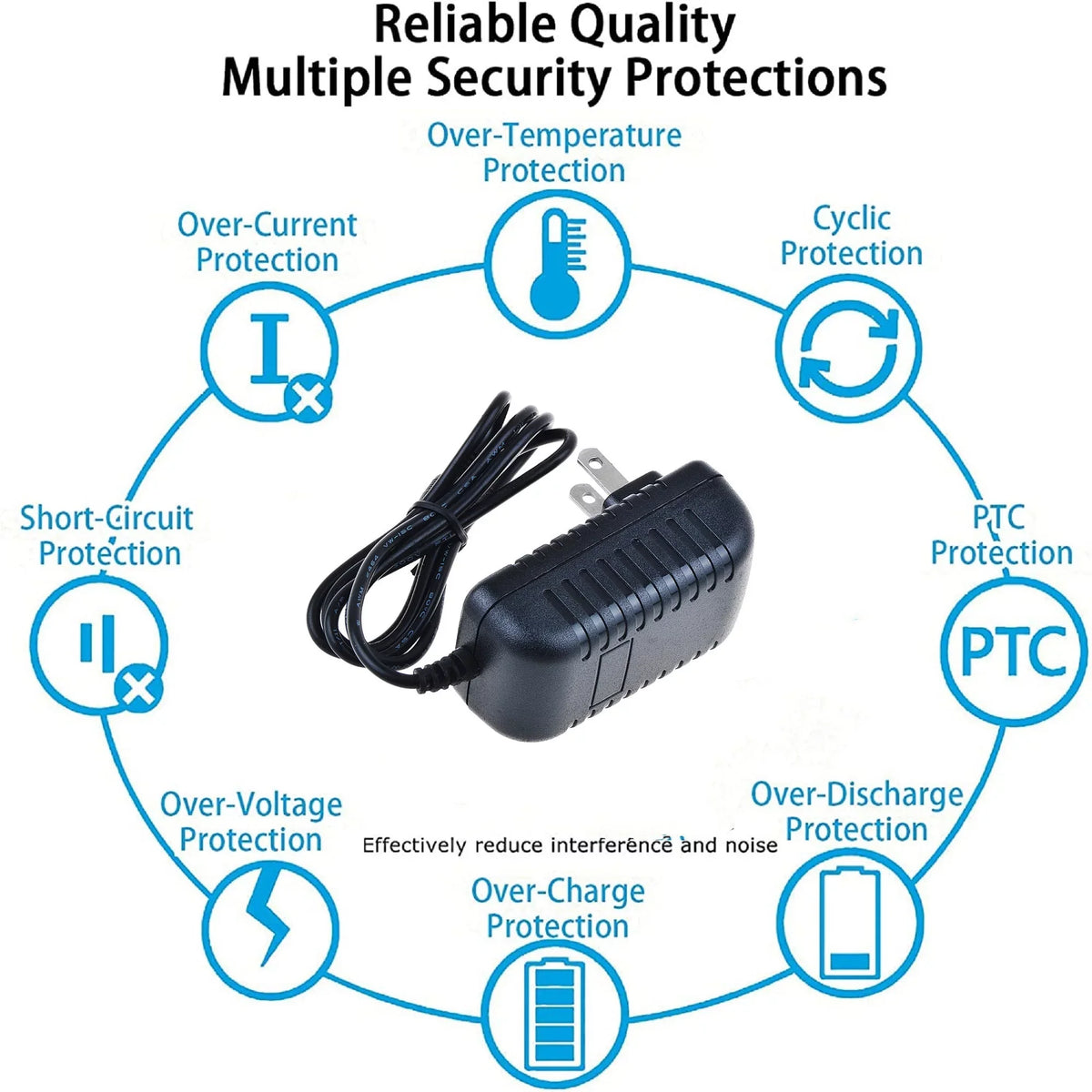 K-MAINS 6V AC/DC Adapter Replacement for Precor 842 842ies C842 R C842i C846i C846 Elliptical Recumbent Bike Version 1 6VDC 6 Volt DC6V Output Power Supply Cord (NOT 12V output.)