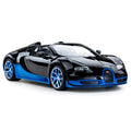 Rastar 1:14 RC Bugatti Veyron Grand Sport Vitesse Car Children Toys Displayable Model Gift (Black/Blue)