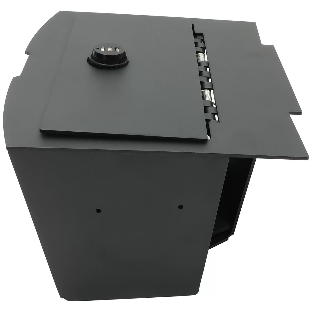 KOJEM Center Console Gun Safe Storage Box Console Vault for 2009-2018 Dodge Ram 1500 2500 3500 Lock Console Safe Vault