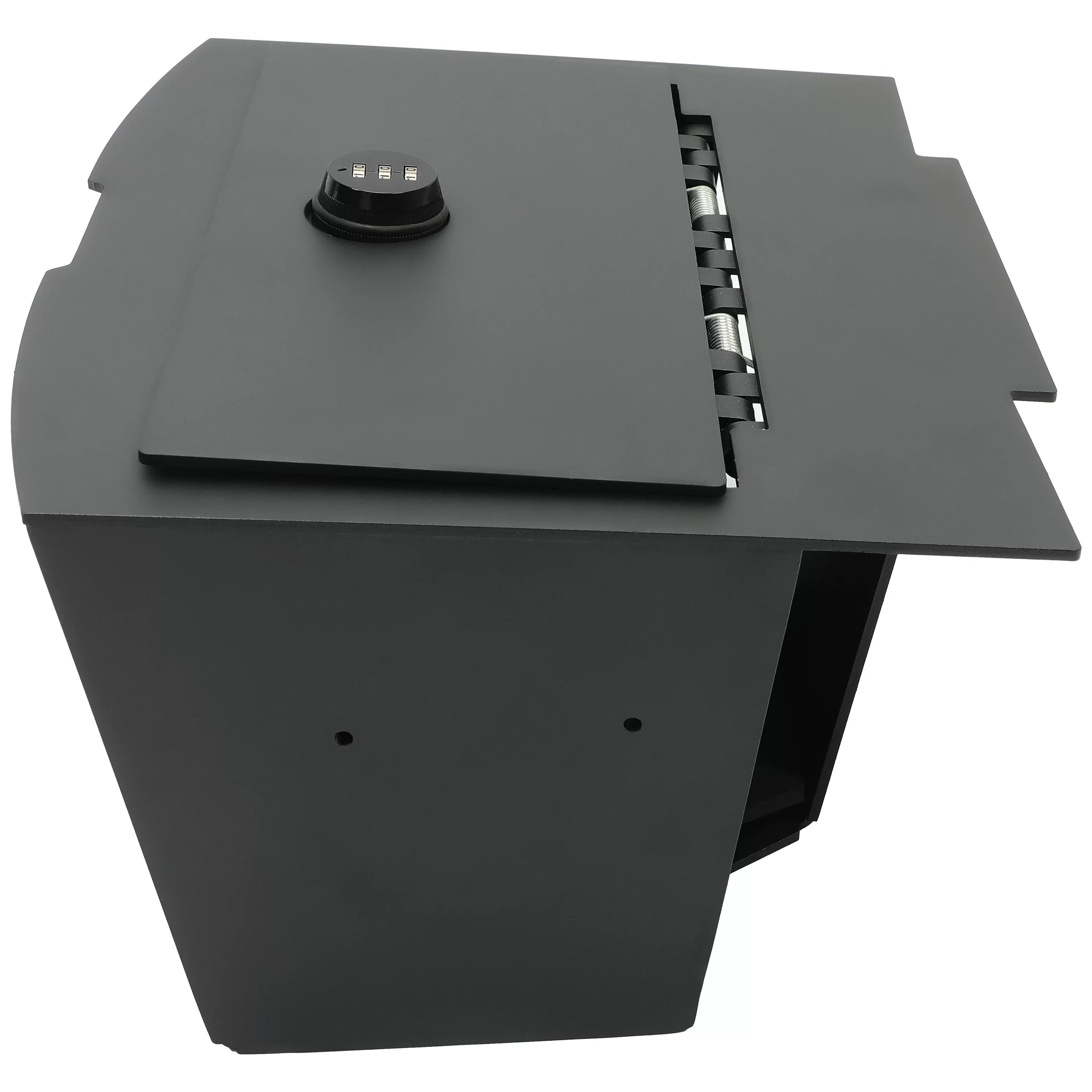 KOJEM Center Console Gun Safe Storage Box Console Vault for 2009-2018 Dodge Ram 1500 2500 3500 Lock Console Safe Vault
