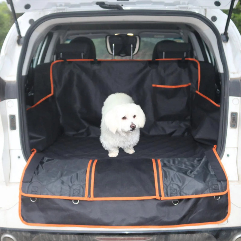 Holocky SUV Cargo Liner for Dogs Trunk Saddle Cover for Pets Waterproof Car Trunk Protector Trunk Cover Mat for SUVs