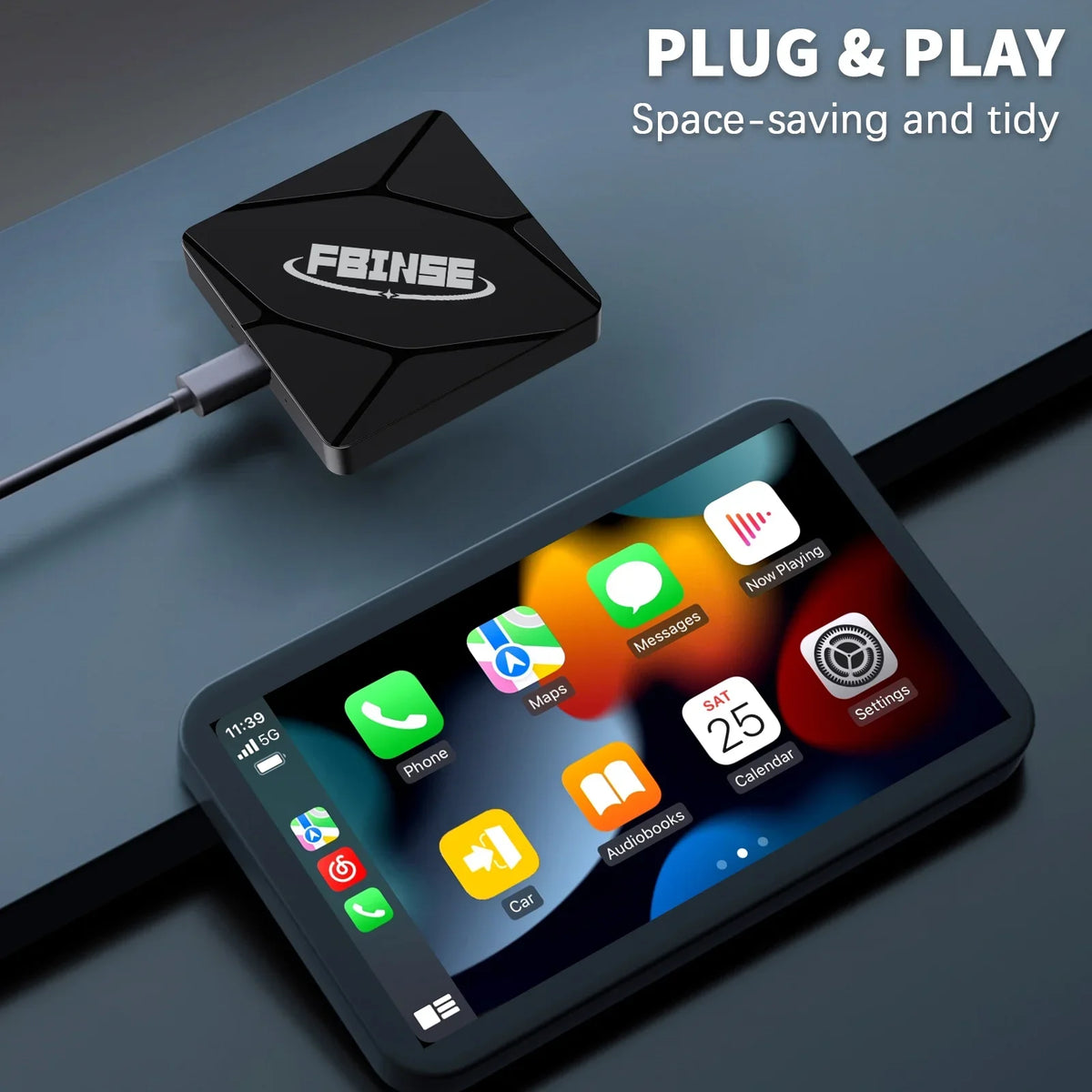 Fbinse Wired To Wireless Carplay Adapter Carplay Dongle Connect