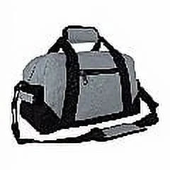 Gray 14" Mini Duffle Small Size Gym Sports Travel Overnight Bag For Unisex
