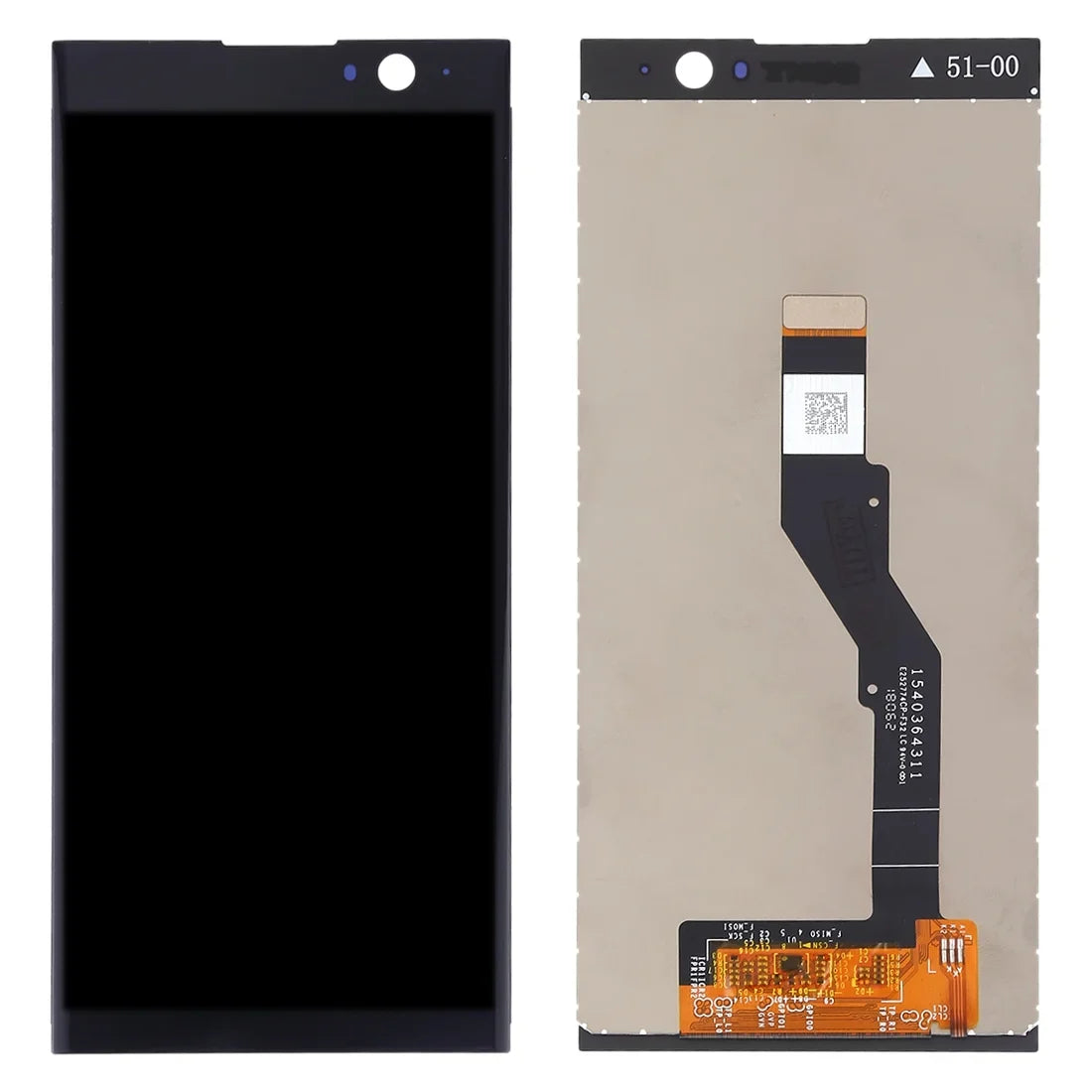 Cellphone Repair Parts OEM LCD Screen for Sony Xperia XA2 Plus with Digitizer Full Assembly(Black)