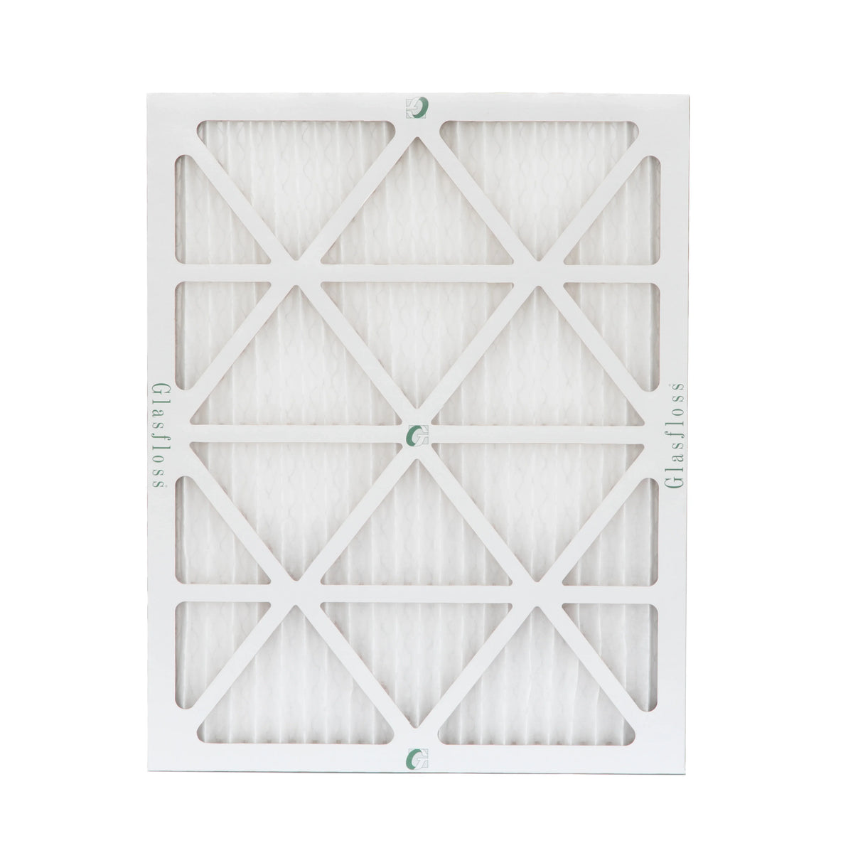 12 Pack of 15x20x1 MERV 10 Pleated Air Filters by Glasfloss. Actual Size: 14-1/2 x 19-1/2 x 7/8
