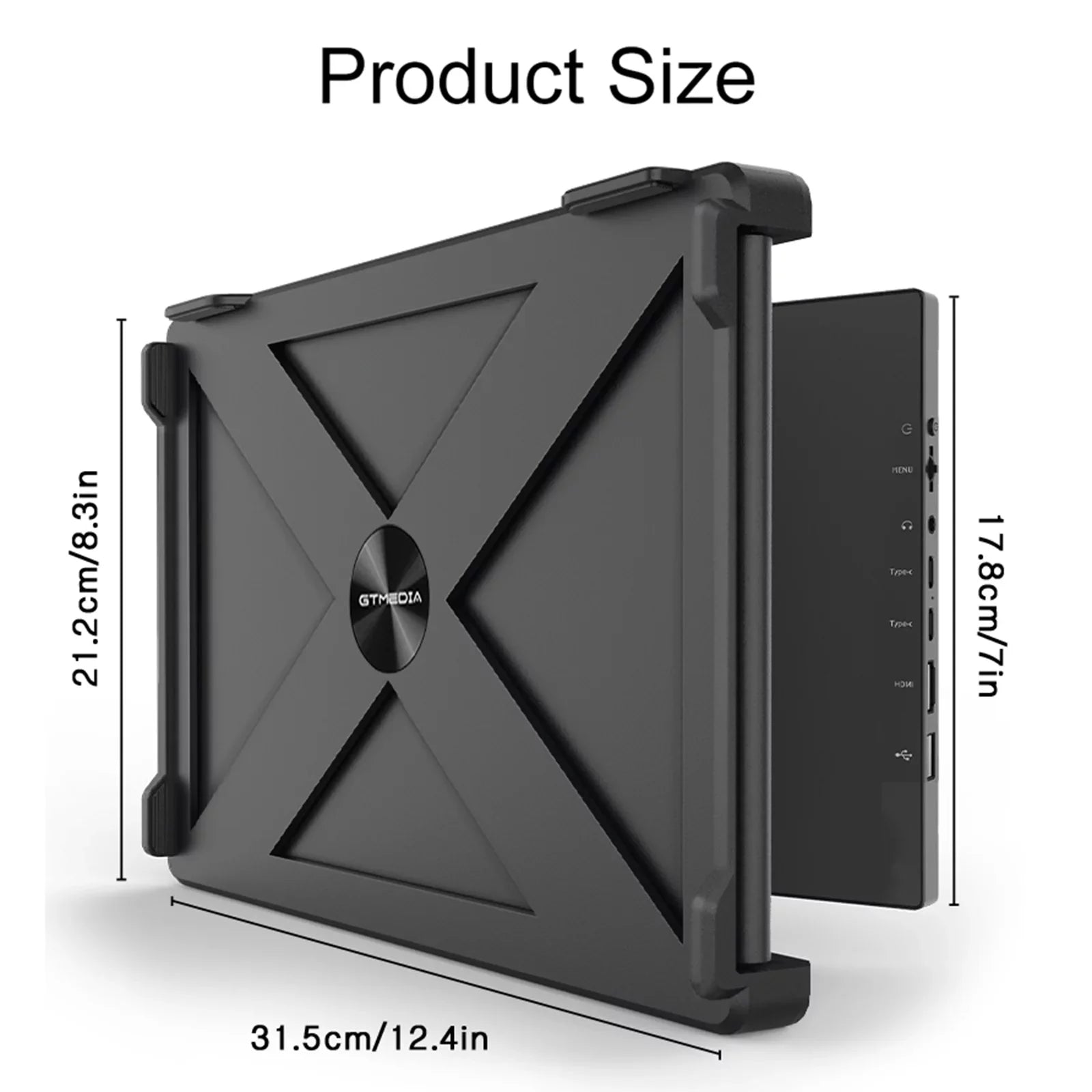 GTMEDIA GTMEDIA Mate X Dual Screen Monitor 11.6-inch Portable Monitor for Laptop, Full HD IPS 1080P Display