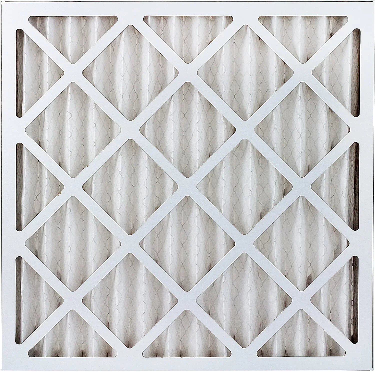 Filterbuy 20x20x2 MERV 13 Pleated HVAC AC Furnace Air Filters (2-Pack)