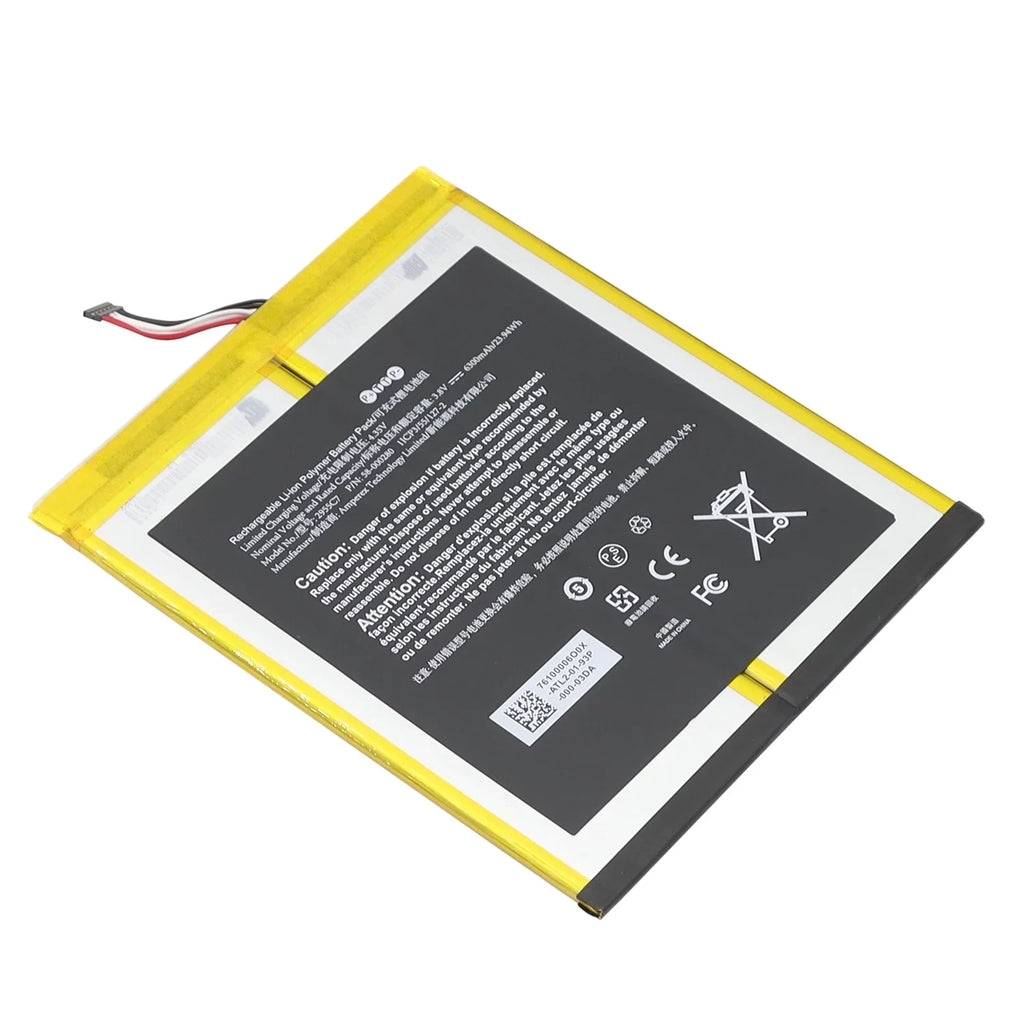 Replacement Battery 2955C7/26S1015 For Amazon Fire HD 10 9th Gen M2V3R5 Release 2019 A2110 Tool