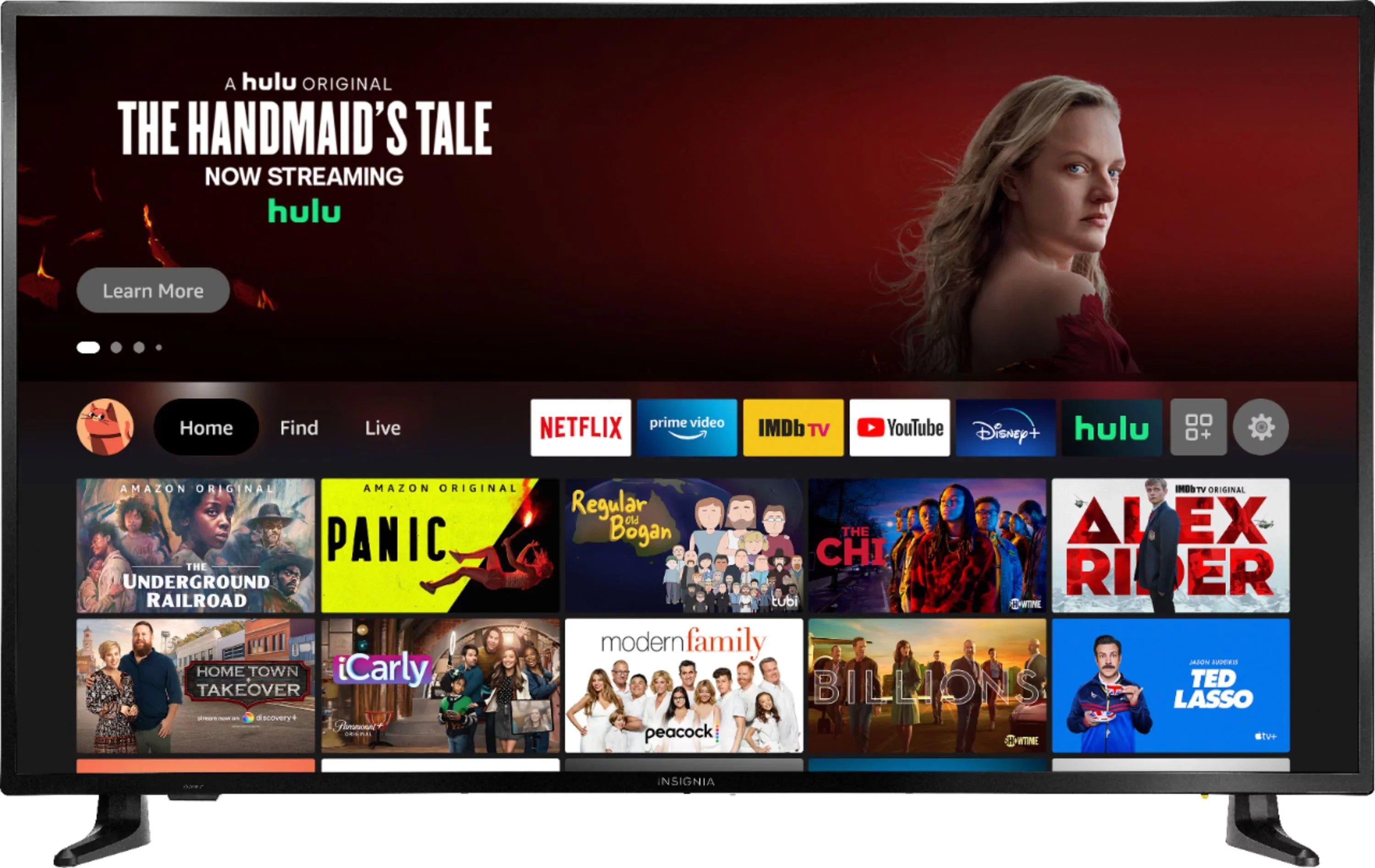 Refurbished Insignia 50" Class 4K (2160p) Smart LED TV (NS-50F301NA22)