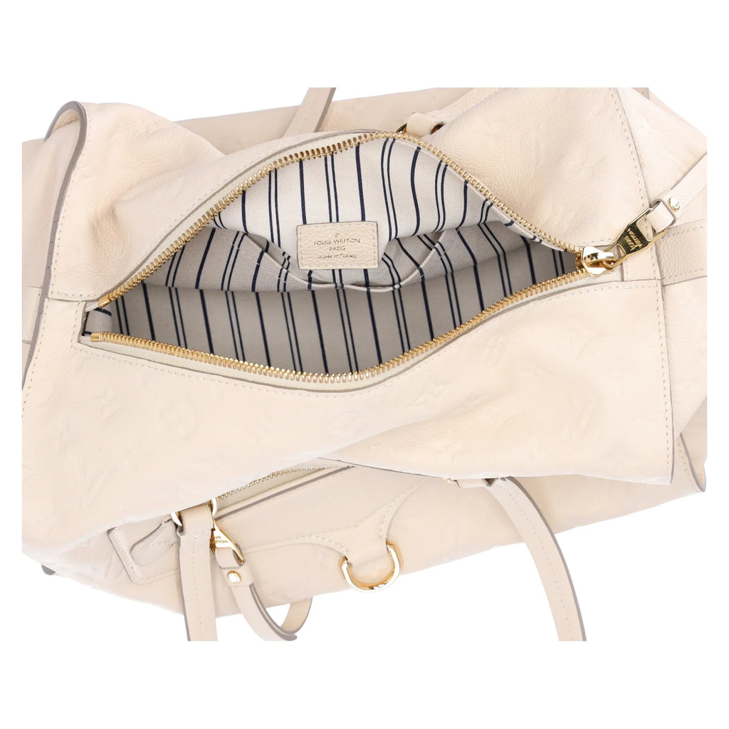 Louis Vuitton Inspiree M93416 Beige Monogram Empreinte Leather Shoulder Bag Tote