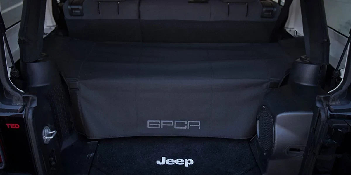 GPCA Cargo Cover LITE PLUS for Wrangler JK 4DR Sport/ Sahara/ Rubicon/ Freedom Unlimited 2007-2018 models (UPGRADED)