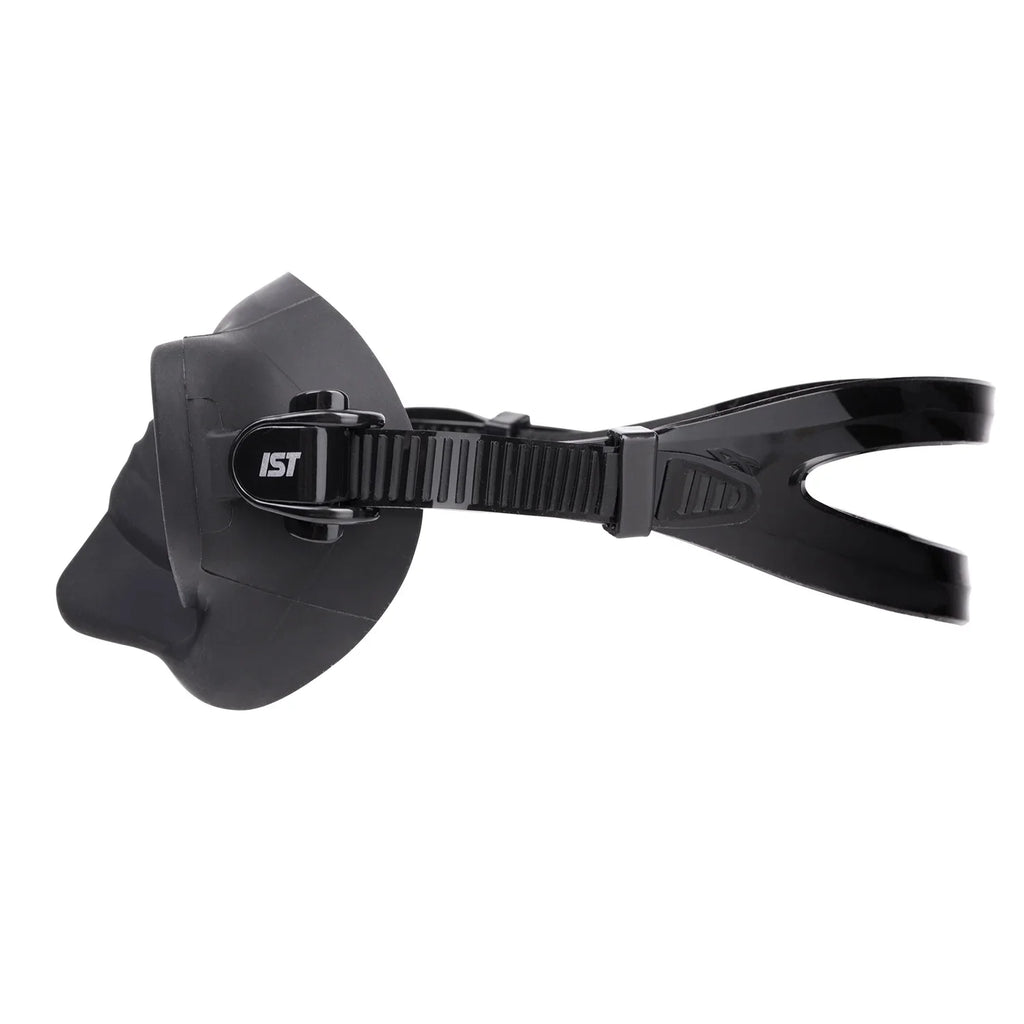 IST Low Volume Dive Mask with Matte Black Finish