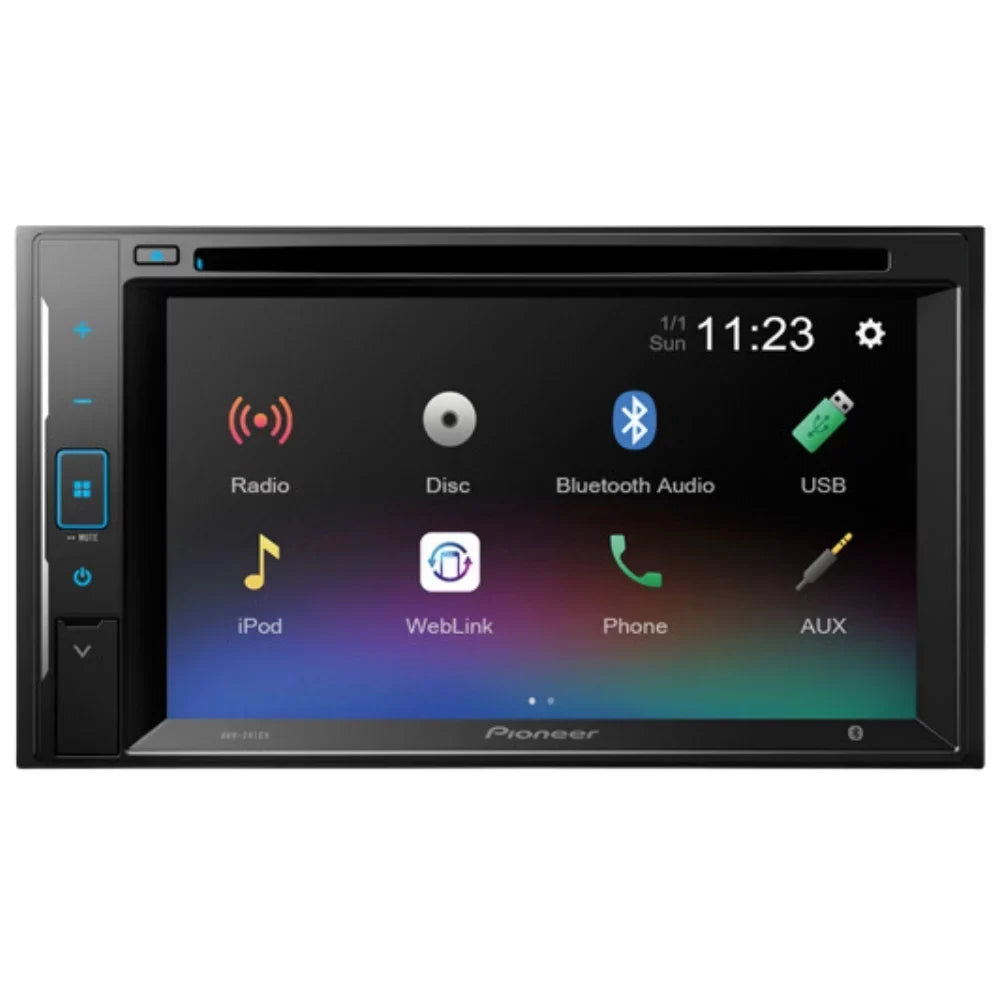 KIT2539 Bundle with Pioneer Multimedia DVD Car Stereo and Installation Kit - for 2007-2010 Ford Explorer Sport Trac / Bluetooth Touchscreen, Backup Camera, Double Din Dash Kit