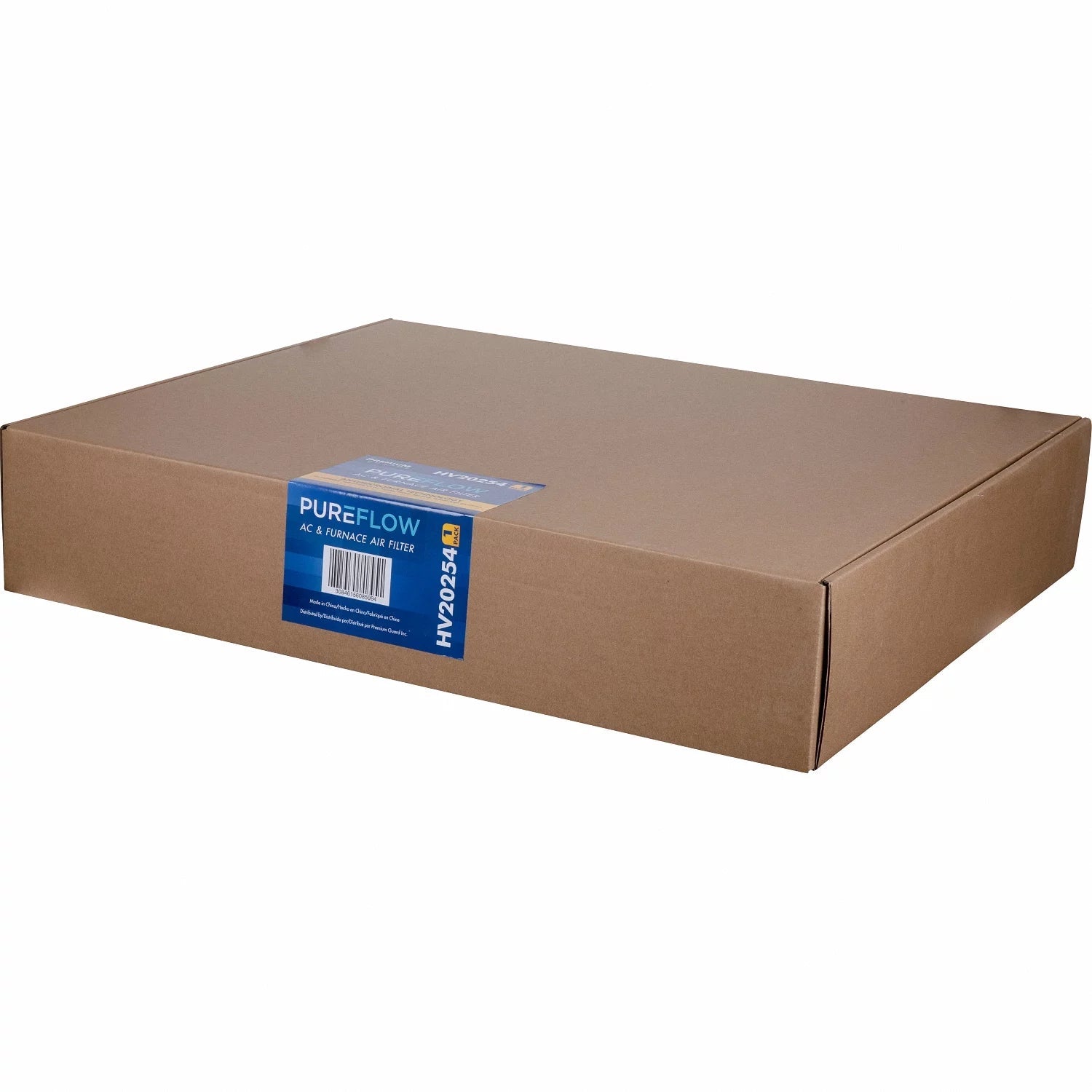PureFlow, Home Furnace Air Filter 20x25x4, with 4 Layers of Advanced Filtration Technology, MERV-13 Pack-of-2