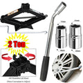 Dayplus Heavy Duty 2 Ton Scissor Jack + Extendable Circular part Wrench Car Van Repair Tool Kit