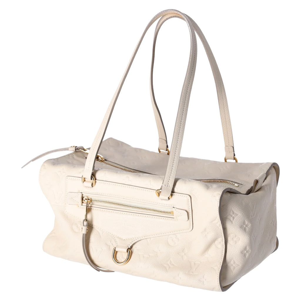 Louis Vuitton Inspiree M93416 Beige Monogram Empreinte Leather Shoulder Bag Tote