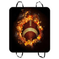GCKG Spirit of Flaming American Football Pet Car Chair Cover Dog Car Chair Mat Hammock Cargo Mat Trunk Mat For Cars Trucks and SUV 54x60 inches
