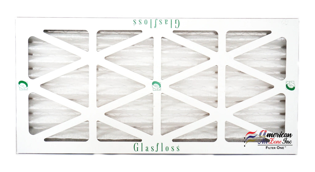 Glasfloss Air Filter 10x24x2 - 2" MERV 10 - (Pack of 12) - Pleated AC or HVAC Air Filter - Furnace Air Filter - Home or Office - Made In The USA.