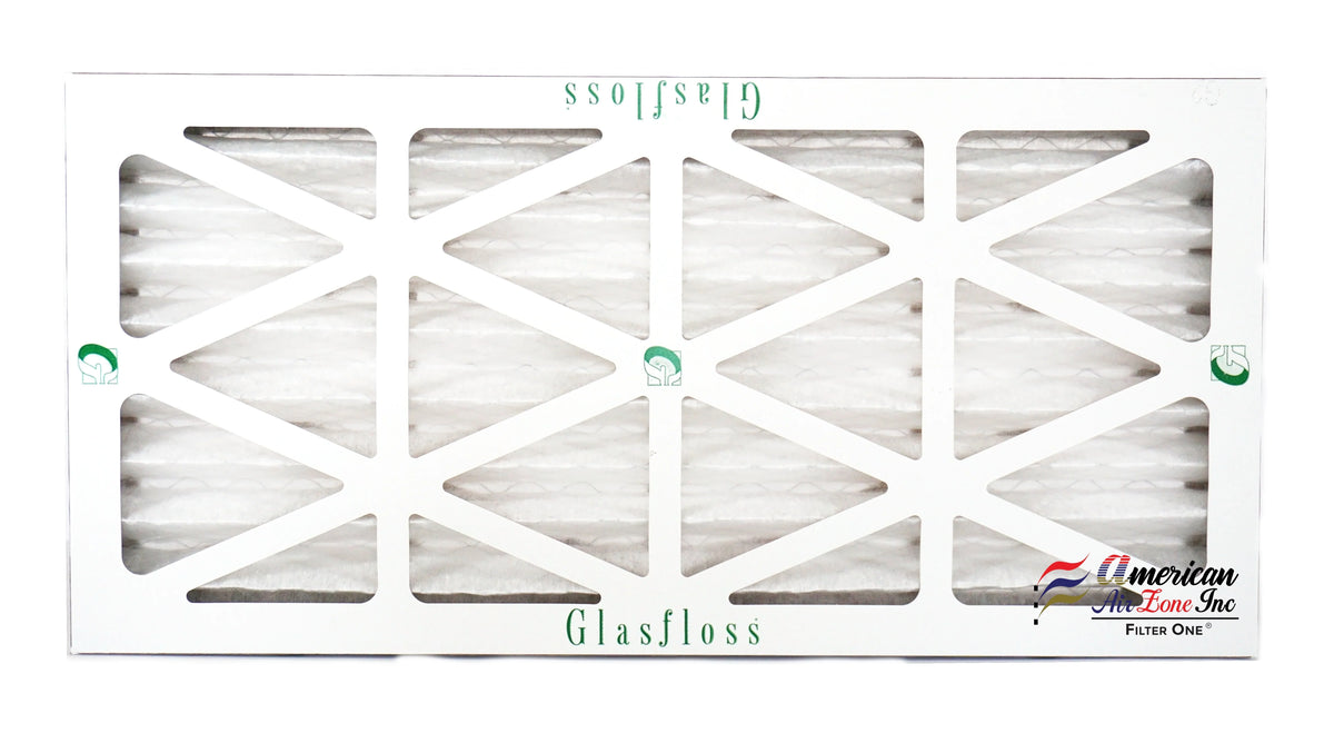 Glasfloss Air Filter 10x24x2 - 2" MERV 10 - (Pack of 12) - Pleated AC or HVAC Air Filter - Furnace Air Filter - Home or Office - Made In The USA.