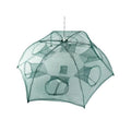 Fresh Fab Finds Fishing Trap Net Portable Folded Fishing Trap Shrimp Minnow Crab Bait Net 6 Sides 6 Holes Crayfish Cast Mesh Trap Automatic
