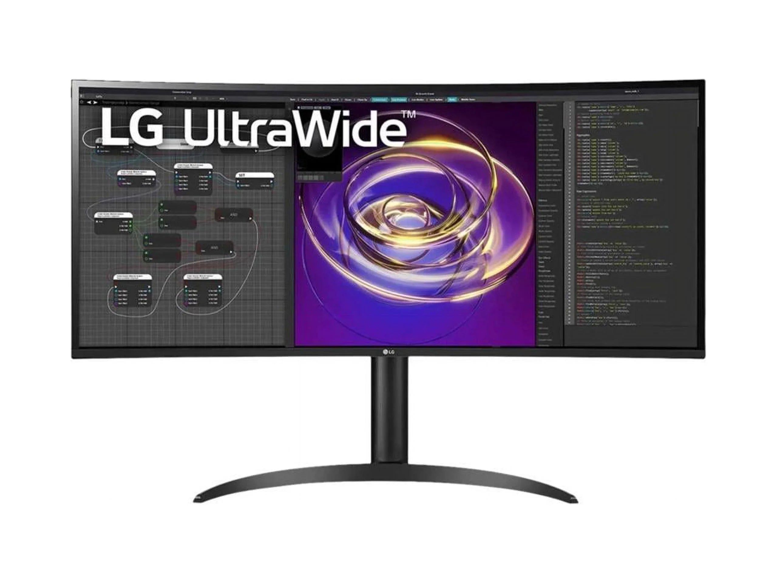 LG Ultrawide 34BP85CN-B 34" UW-QHD Curved Screen Edge LED Gaming LCD Monitor - 21:9 - Glossy Black, Black Hairline, Textured Black - 34" Class - In-plane Switching (IPS) Technology - 3440 x