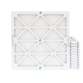 12 Pack of 24x24x1 MERV 10 Pleated Air Filters by Glasfloss. Actual Size: 23-3/8 x 23-3/8 x 7/8