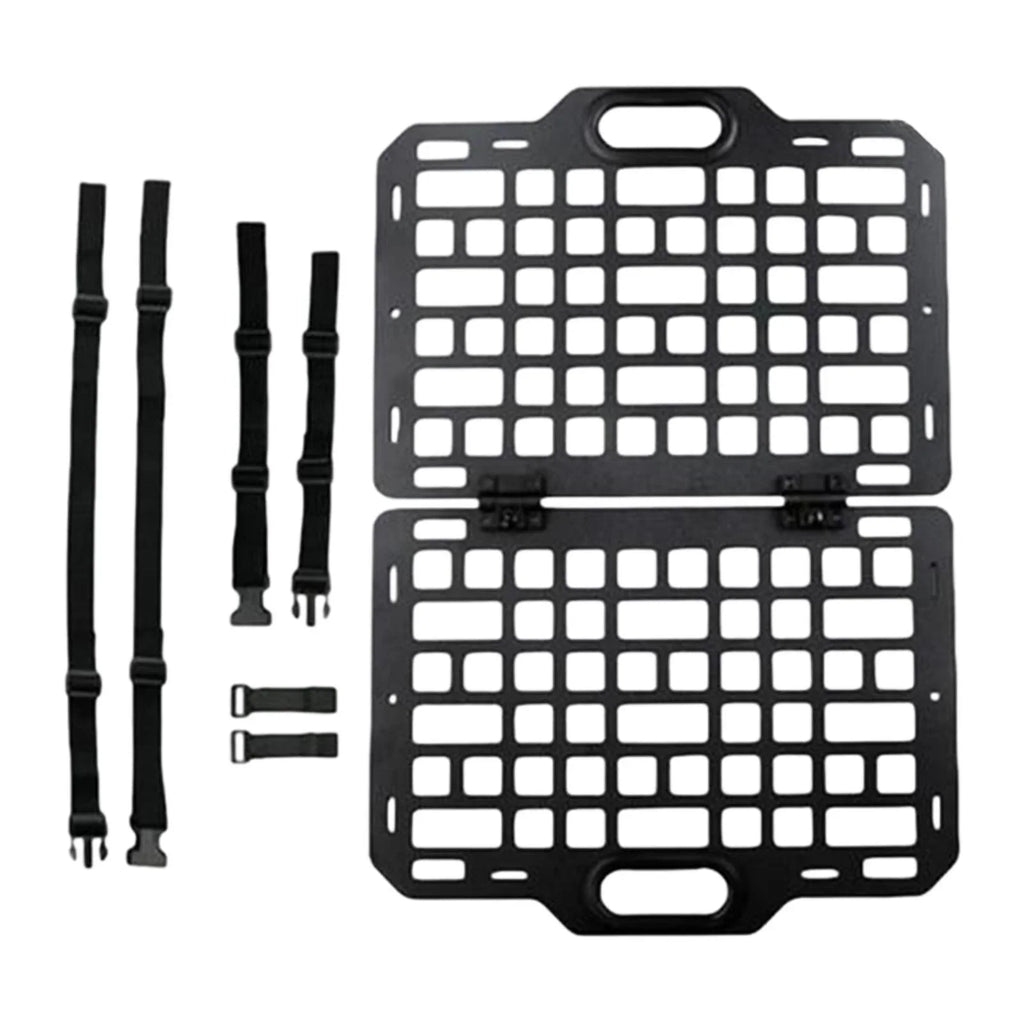 funtasica Auto Cushion Back Organizer Modular Storage Molle Panel Car Seatback Hanging Plate Auto Cushion Panel for Automotive Truck Parts