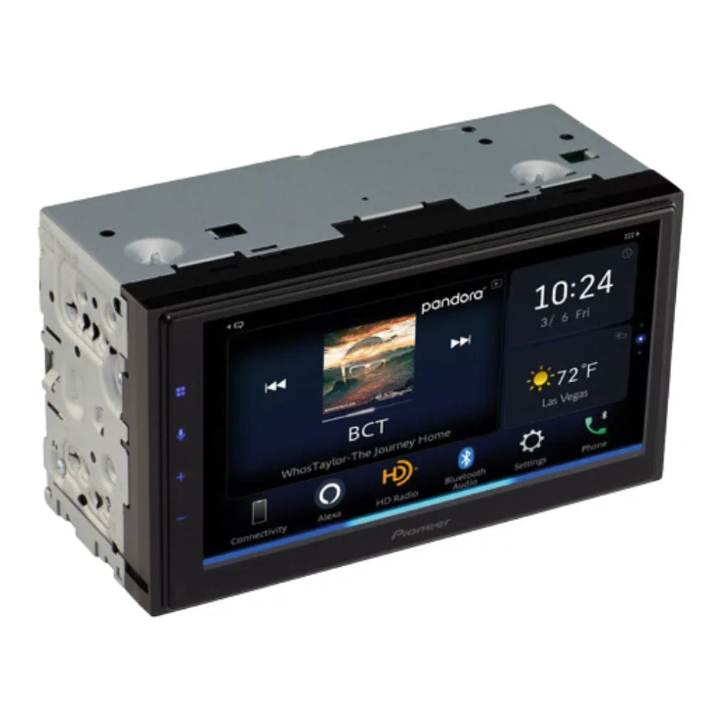 New Pioneer DMH-W4660NEX 6.8" Digital Multimedia Receiver w/ License Plate Camera