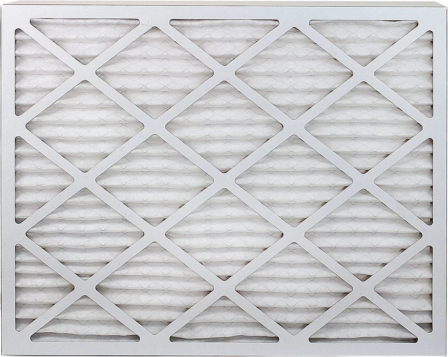 Filterbuy 21x22x1 MERV 8 Pleated HVAC AC Furnace Air Filters (2-Pack)