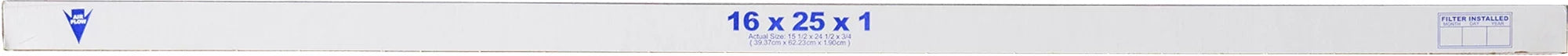 16x25x1 (15_1/2x24_1/2) Pleated MERV 7 Air Filters 12 Pack