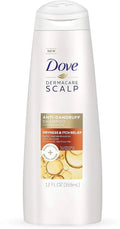 Dove Dermacare Scalp Shampoo, Dryness Itch Relief 12 oz (Pack of 6)
