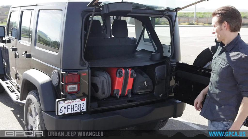 GPCA Cargo Cover LITE PLUS for Wrangler JK 4DR Sport/ Sahara/ Rubicon/ Freedom Unlimited 2007-2018 models (UPGRADED)