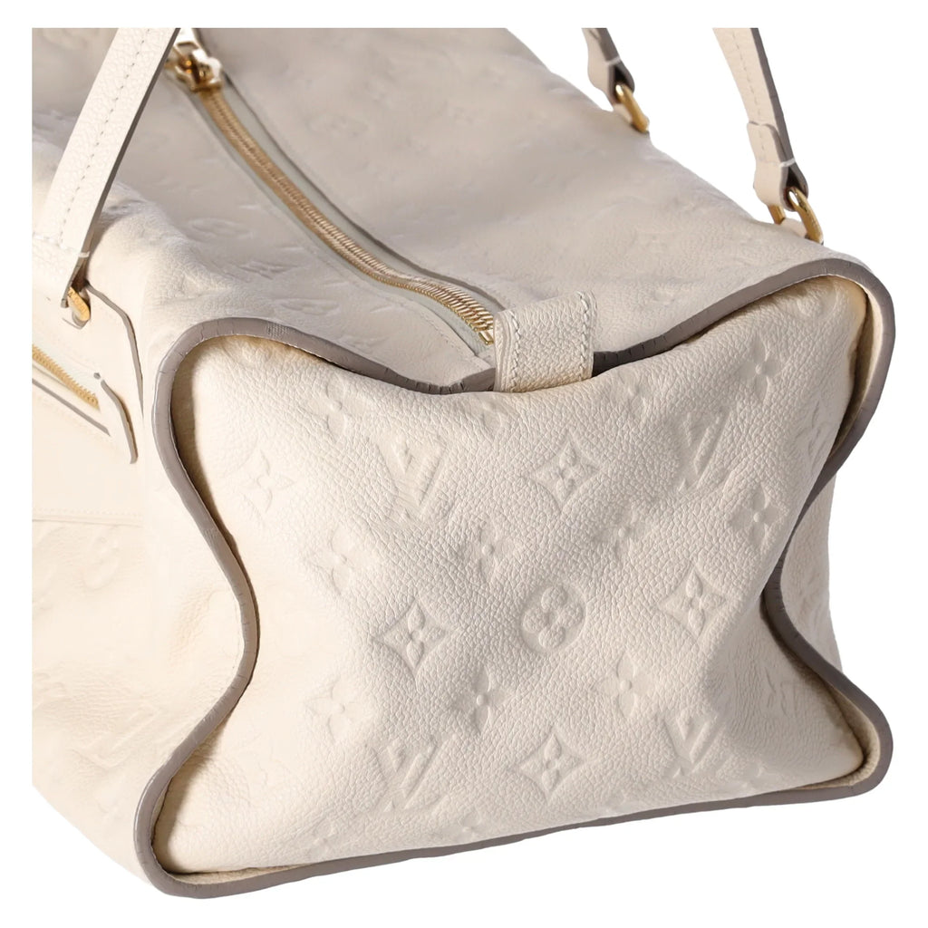 Louis Vuitton Inspiree M93416 Beige Monogram Empreinte Leather Shoulder Bag Tote