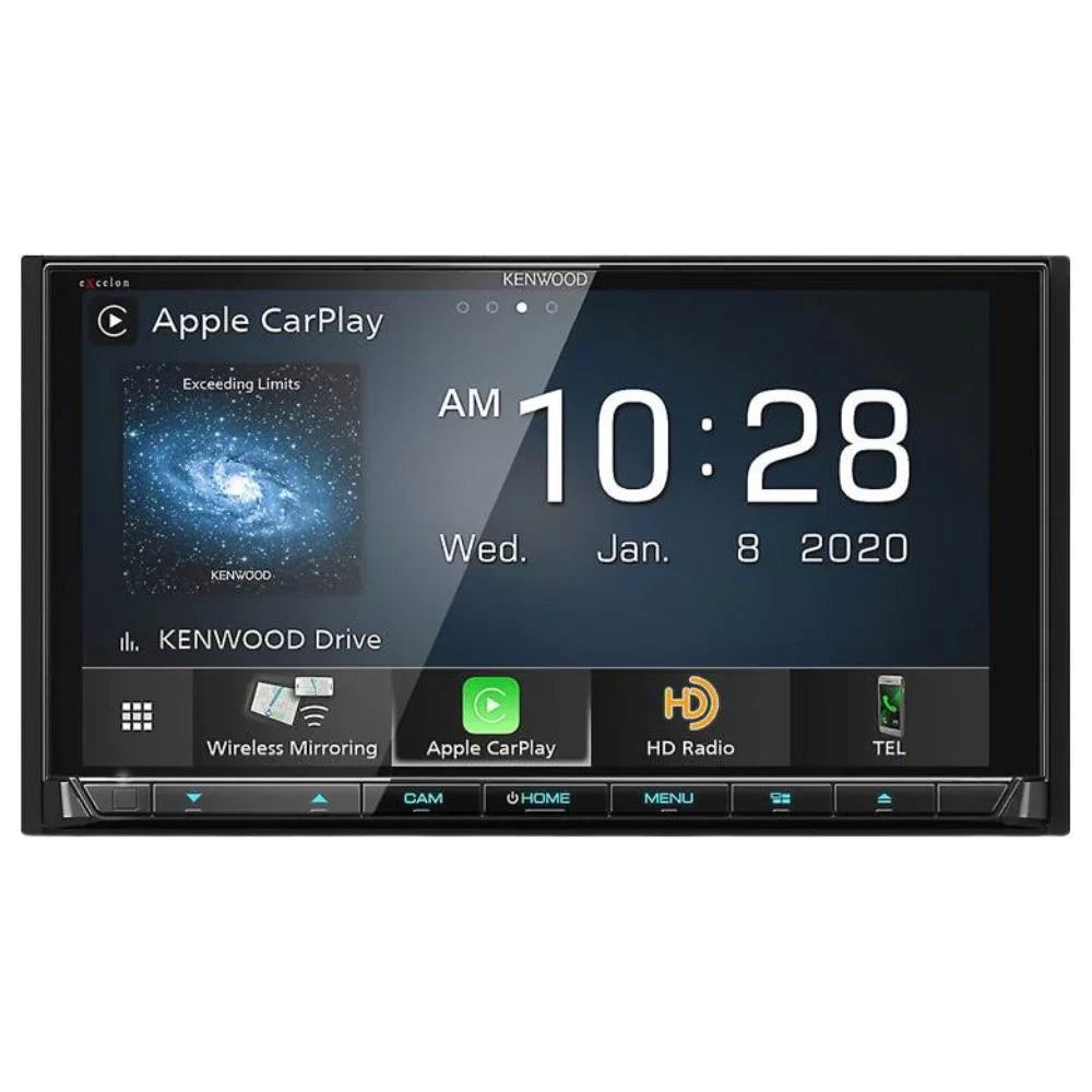 New Kenwood eXcelon DDX9907XR 6.8" DVD Receiver and CMOS-230 Universal Backup Camera