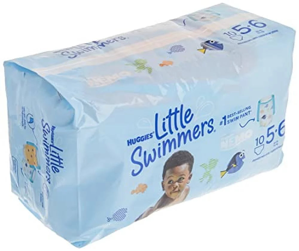 Huggies Little Swimmers Disposable Swimpants Large 32+ LB 10 Each (Pack of 3)