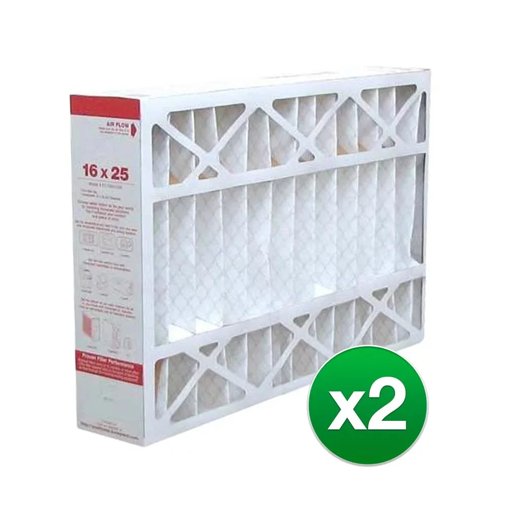 Replacement Filter Honeywell 16x25x4 MERV 11 Air Filter - 2 Pack