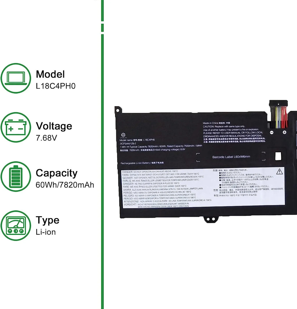 JIAZIJIA L18C4PH0 5B10W67180 5B10T11586 Laptop y Replacement for IdeaPad Yoga C940-14IIL 2019 81Q9002GUS