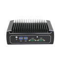 PARTAKER Fanless Mini PC, 4K Powerful Industrial Mini Computer, Core i5 8250U 8th Gen, 4 Cores CPU, 8GB Ram 128GB SSD 1TB HDD, Dual Nic, HD, DP, 4*USB3.0, SIM Card Slot, 2 COM, Windows 10 Pro