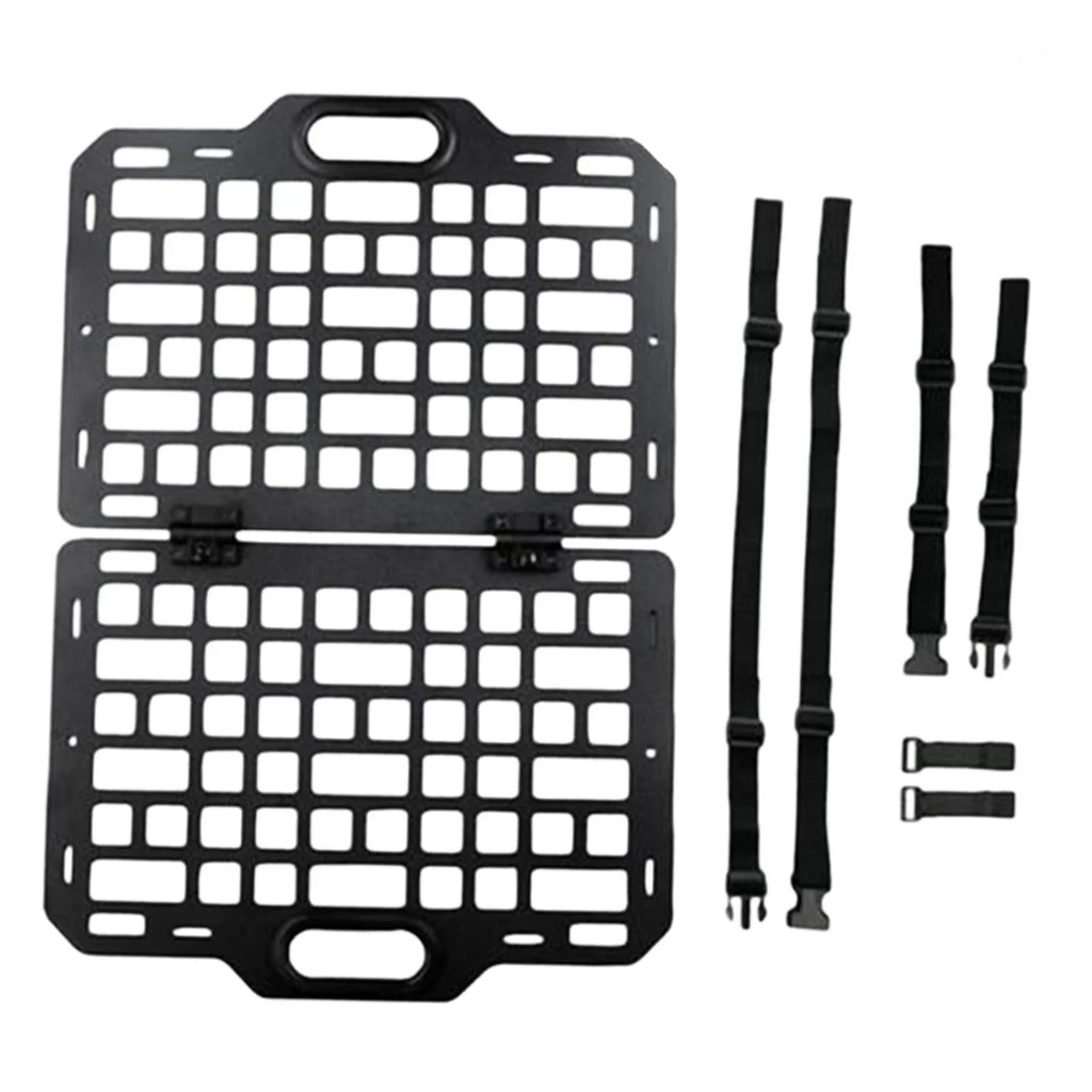 funtasica Auto Cushion Back Organizer Modular Storage Molle Panel Car Seatback Hanging Plate Auto Cushion Panel for Automotive Truck Parts