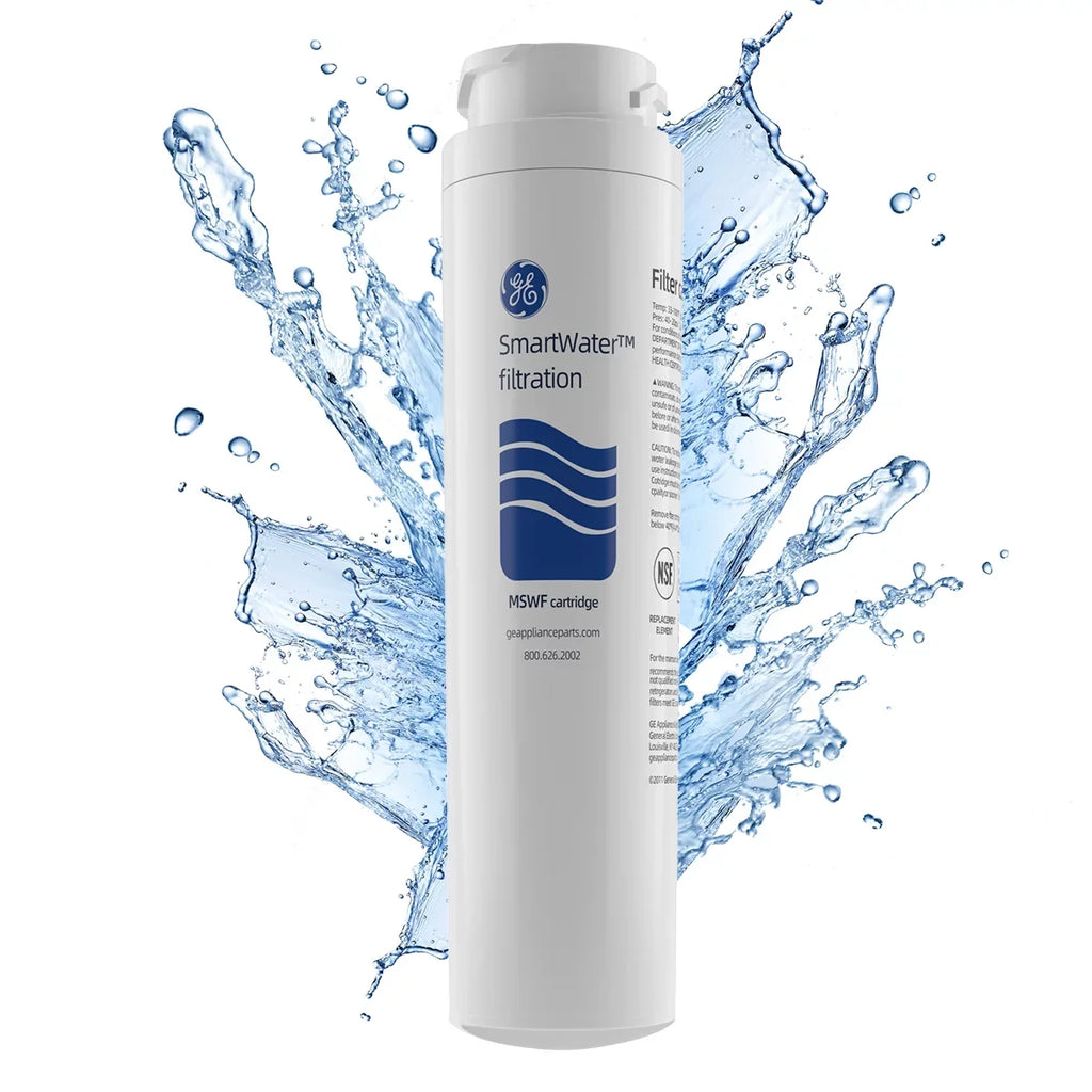 MSWF Refrigerator Water Filter, Replacement for GE MSWF, Tier1 RWF1062, Aquafresh WF282, Arrowpure APF-1800, AQUACREST AQF-MSWF and Ice Pure RWF1500A Pack of 6