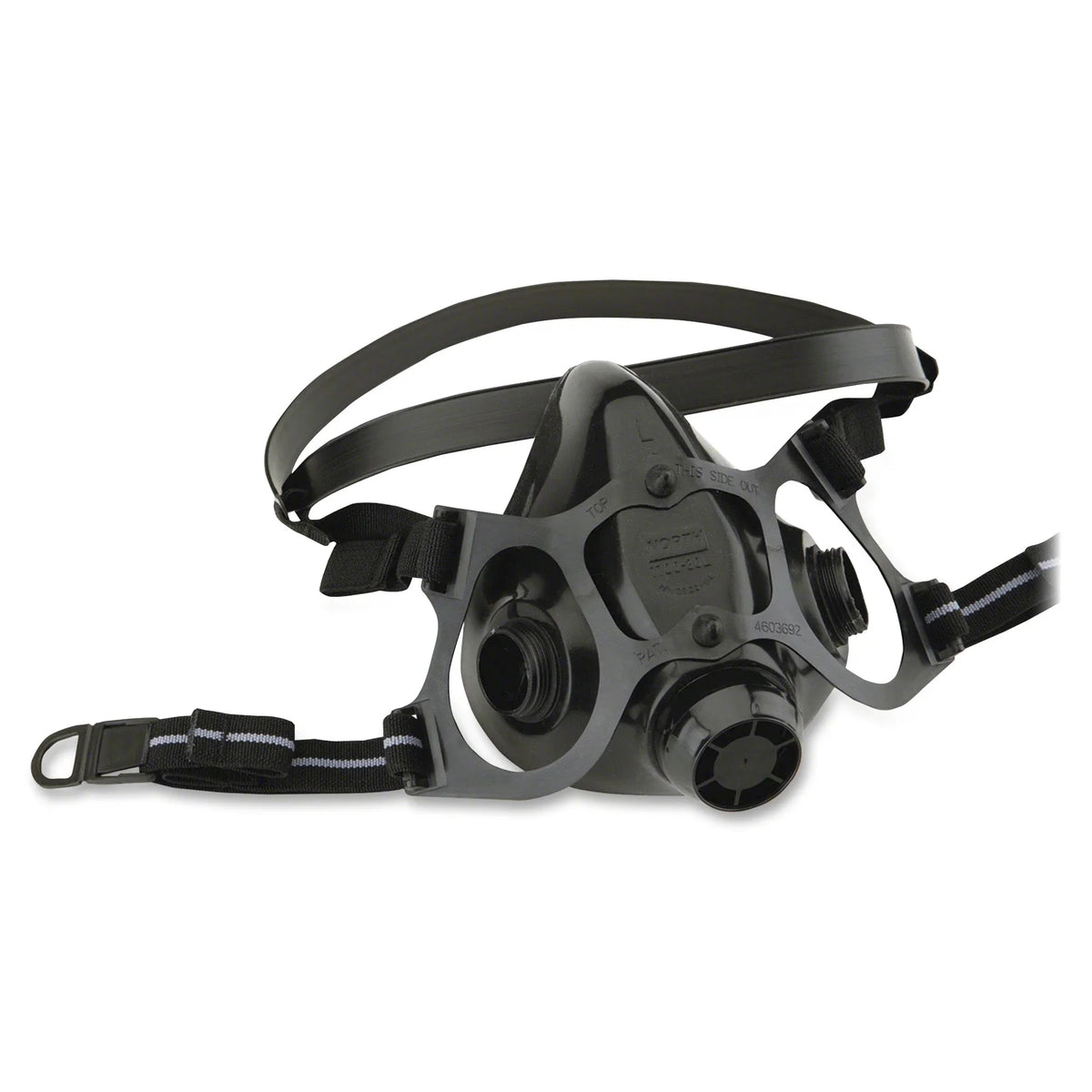 North 7700 Series Half Mask Silicone Respirator with Dual Cartridge Connectors for N-Series. Size Large (770030L)