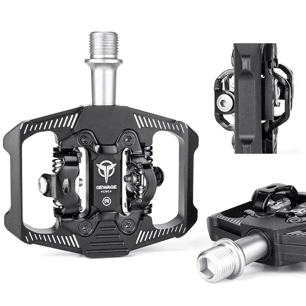 Efficient Double Sided Clip Footrests MTB Footrests with Cleats for Optimal Transfer