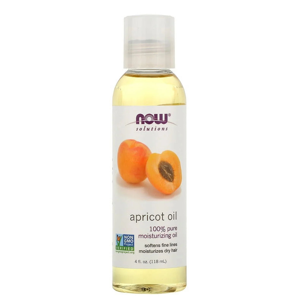 NOW Foods, Solutions, Apricot Oil, 4 fl oz (118 ml) Pack of 3