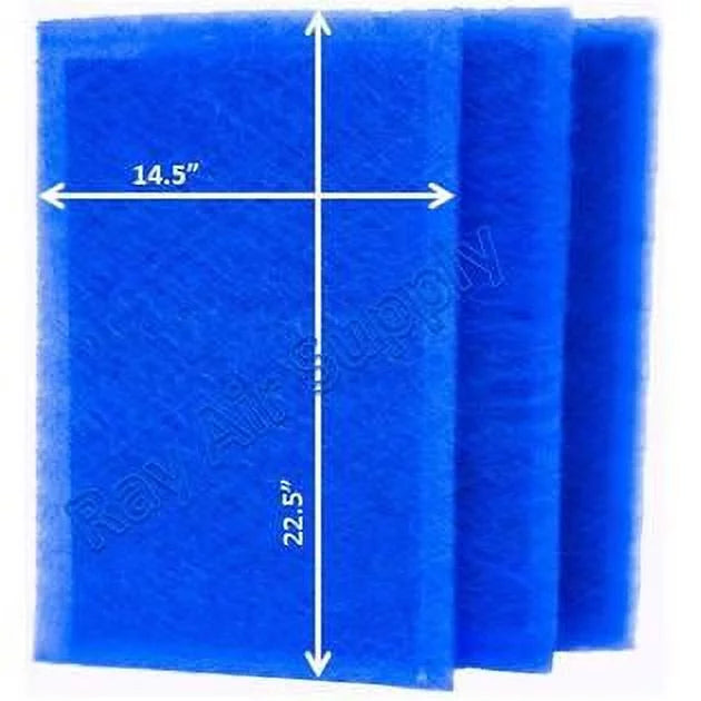 RayAir Supply 16x25 MicroPower Guard Air Cleaner Replacement Filter Pads (3 Pack)