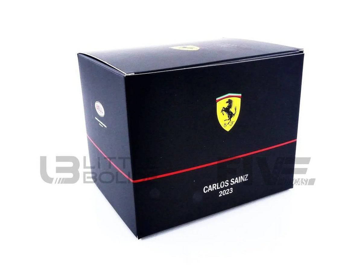 MINI HELMET 1/2 - CASQUE Carlos Sainz Jr - Ferrari F1 2023
