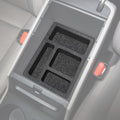 Red Hound Auto Center Console Organizer 2 Piece Stacking Set Vehicle Inserts Compatible with Hyundai Tucson 2016-2019 (Without Hand Brake) Black Anti-Rattle